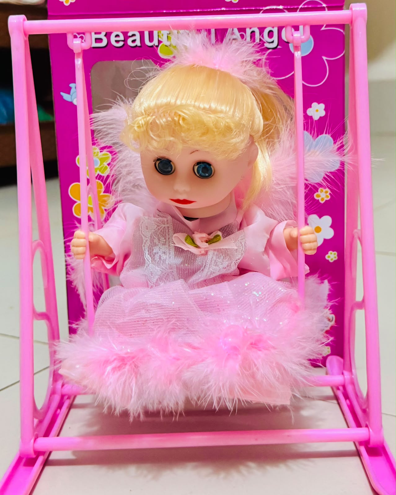 Swing Doll Baby Angel Style Light and Music